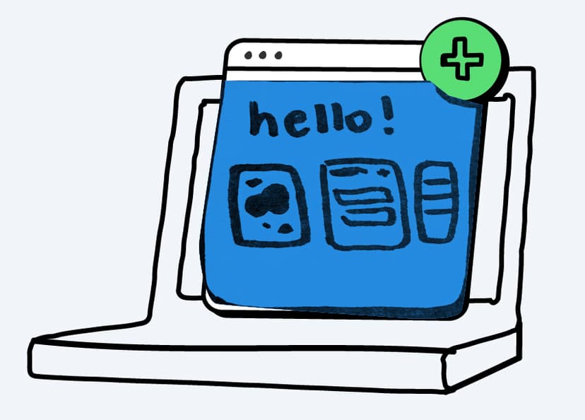 New Tab experience illustration