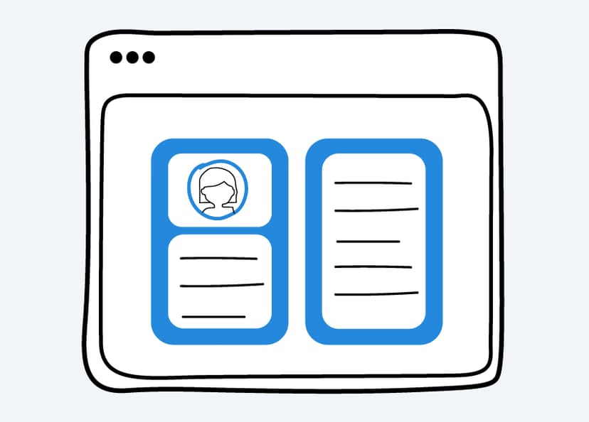 People Profiles interface illustration